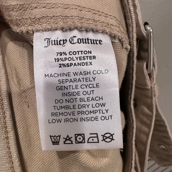 Juicy Couture Khaki Cargo Belted Mini Skirt - Picture 6 of 7